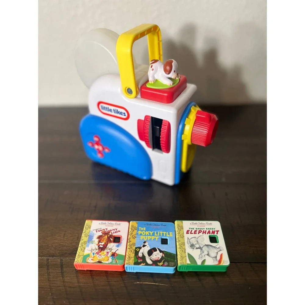 Little Tikes Story Dream Machine Projector with 3 Little Golden Book Cartridges